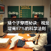 矮个子穿搭秘诀：视觉增高87%的科学法则