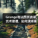 Grunge与法国新浪潮艺术碰撞,如何演绎高级时装美学?(图3) Grunge与法国新浪潮艺术碰撞,如何演绎高级时装美学?(图3)