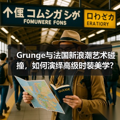 Grunge与法国新浪潮艺术碰撞,如何演绎高级时装美学?(图1) Grunge与法国新浪潮艺术碰撞,如何演绎高级时装美学?(图1)