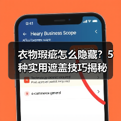 衣物瑕疵怎么隐藏？5种实用遮盖技巧揭秘（图4）