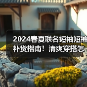 2024春夏联名短袖短裤补货指南！清爽穿搭怎么搭？（图3）