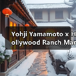 Yohji Yamamoto x Hollywood Ranch Market 首个联名系列发布:四款单品诠释经典与潮流融合(图2) Yohji Yamamoto x Hollywood Ranch Market 首个联名系列发布:四款单品诠释经典与潮流融合(图2)