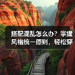 搭配混乱怎么办?掌握风格统一原则,轻松穿出高级感!(图4) 搭配混乱怎么办?掌握风格统一原则,轻松穿出高级感!(图4)