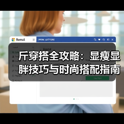 斤穿搭全攻略:显瘦显胖技巧与时尚搭配指南(图2) 斤穿搭全攻略:显瘦显胖技巧与时尚搭配指南(图2)