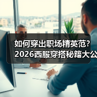 如何穿出职场精英范？2026西服穿搭秘籍大公开！