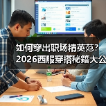 如何穿出职场精英范?2026西服穿搭秘籍大公开!(图2) 如何穿出职场精英范?2026西服穿搭秘籍大公开!(图2)