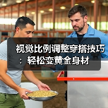 视觉比例调整穿搭技巧：轻松变黄金身材