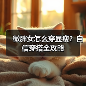 微胖女怎么穿显瘦?自信穿搭全攻略(图3) 微胖女怎么穿显瘦?自信穿搭全攻略(图3)