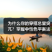 为什么你的穿搭总显突兀?掌握中性色平衡法则,轻松打造高级感(图2) 为什么你的穿搭总显突兀?掌握中性色平衡法则,轻松打造高级感(图2)