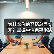 为什么你的穿搭总显突兀?掌握中性色平衡法则,轻松打造高级感(图3) 为什么你的穿搭总显突兀?掌握中性色平衡法则,轻松打造高级感(图3)