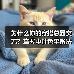 为什么你的穿搭总显突兀?掌握中性色平衡法则,轻松打造高级感(图4) 为什么你的穿搭总显突兀?掌握中性色平衡法则,轻松打造高级感(图4)