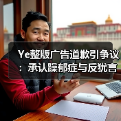 Ye整版广告道歉引争议:承认躁郁症与反犹言论(图3) Ye整版广告道歉引争议:承认躁郁症与反犹言论(图3)