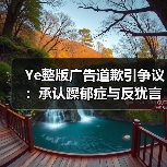 Ye整版广告道歉引争议:承认躁郁症与反犹言论(图4) Ye整版广告道歉引争议:承认躁郁症与反犹言论(图4)