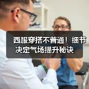 西服穿搭不普通!细节决定气场提升秘诀(图4) 西服穿搭不普通!细节决定气场提升秘诀(图4)