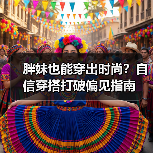 胖妹也能穿出时尚?自信穿搭打破偏见指南(图4) 胖妹也能穿出时尚?自信穿搭打破偏见指南(图4)