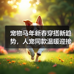 宠物马年新春穿搭新趋势,人宠同款温暖迎接新年(图2) 宠物马年新春穿搭新趋势,人宠同款温暖迎接新年(图2)
