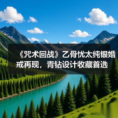 《咒术回战》乙骨忧太纯银婚戒再现，青钻设计收藏首选