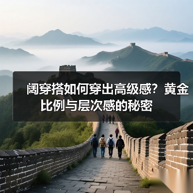 阔穿搭如何穿出高级感？黄金比例与层次感的秘密（图3）
