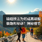 暗缝技法为何成高端服装隐形秘诀？揭秘细节处理艺术（图2）