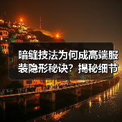 暗缝技法为何成高端服装隐形秘诀？揭秘细节处理艺术（图3）