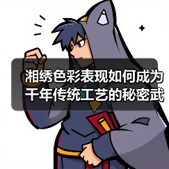 湘绣色彩表现如何成为千年传统工艺的秘密武器？（图3）