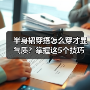 半身裙穿搭怎么穿才显气质？掌握这5个技巧轻松变美（图2）