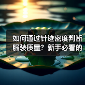 如何通过针迹密度判断服装质量？新手必看的实用指南（图3）