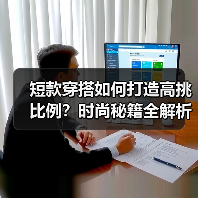 短款穿搭如何打造高挑比例？时尚秘籍全解析（图3）