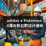 adidas x Pokémon 30周年联名款设计曝光！超梦主题鞋款全息图案解析