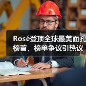 Rosé登顶全球最美面孔榜首，榜单争议引热议（图3）