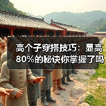高个子穿搭技巧：显高80%的秘诀你掌握了吗？（图1）