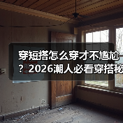 穿短搭怎么穿才不尴尬？2026潮人必看穿搭秘籍（图2）