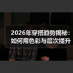 2026年穿搭趋势揭秘：如何用色彩与层次提升自信？（图3）