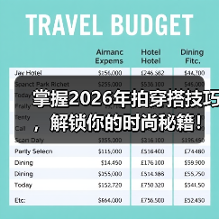 掌握2026年拍穿搭技巧，解锁你的时尚秘籍！（图3）