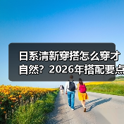 日系清新穿搭怎么穿才自然？2026年搭配要点全解析（图1）
