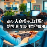 高尔夫穿搭不止球场:跨界潮流如何重塑优雅着装(图1) 高尔夫穿搭不止球场:跨界潮流如何重塑优雅着装(图1)