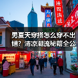 男夏天穿搭怎么穿不出错？清凉潮流秘籍全公开（图4）