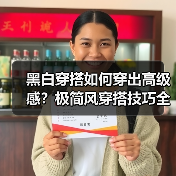 黑白穿搭如何穿出高级感?极简风穿搭技巧全解析(图4) 黑白穿搭如何穿出高级感?极简风穿搭技巧全解析(图4)