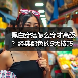 黑白穿搭怎么穿才高级？经典配色的5大技巧揭秘（图1）