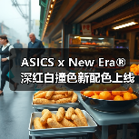 ASICS x New Era® 深红白撞色新配色上线：设计是否更吸睛？（图3）