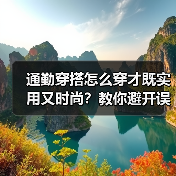 通勤穿搭怎么穿才既实用又时尚？教你避开误区