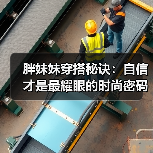 胖妹妹穿搭秘诀：自信才是最耀眼的时尚密码
