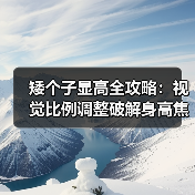 矮个子显高全攻略:视觉比例调整破解身高焦虑(图2) 矮个子显高全攻略:视觉比例调整破解身高焦虑(图2)