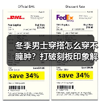冬季男士穿搭怎么穿不臃肿？打破刻板印象解锁时尚密码