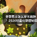 冬季男士怎么穿不臃肿?2026轻量化穿搭秘籍(图4) 冬季男士怎么穿不臃肿?2026轻量化穿搭秘籍(图4)