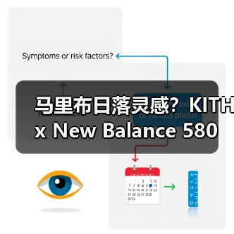 马里布日落灵感？KITH x New Balance 580 鞋款登场
