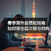春季薄外套搭配指南：如何穿出层次感与时尚感（图2）