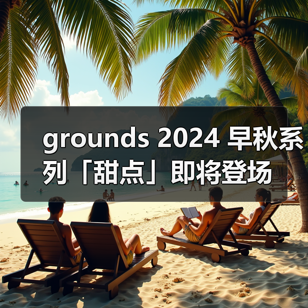 grounds 2024 早秋系列「甜点」即将登场（图4）