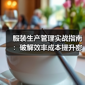 服装生产管理实战指南：破解效率成本提升密码（图1）