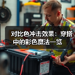 对比色冲击效果：穿搭中的彩色魔法一览（图1）